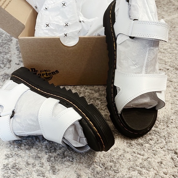 NEW DR. MARTENS WHITE SANDALS ✨ - Picture 2 of 6